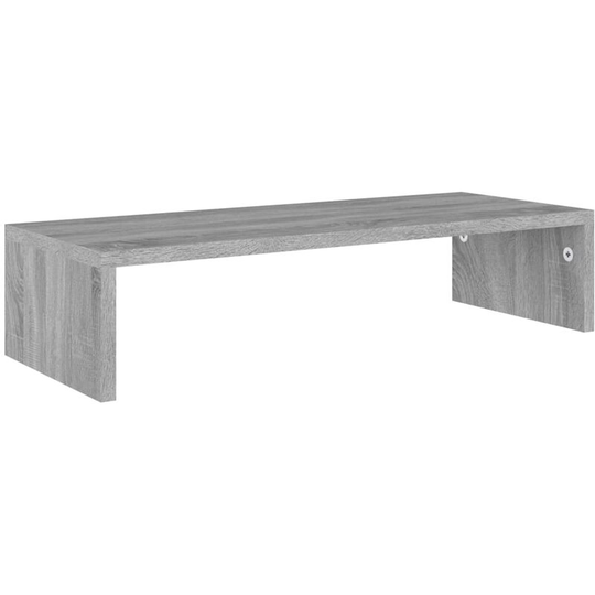 Monitor Stand Grey Sonoma 60x23.5x12 cm Engineered Wood Vidaxl Grey
