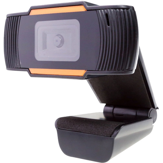 Black 720P web teaching live webcam, sound-absorbing and noise-reducing microphone