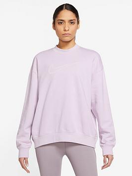 Nike Training Dri-FIT Get Fit Essential GX Crew - Light Pink, Light Pink, Size Xs, Women