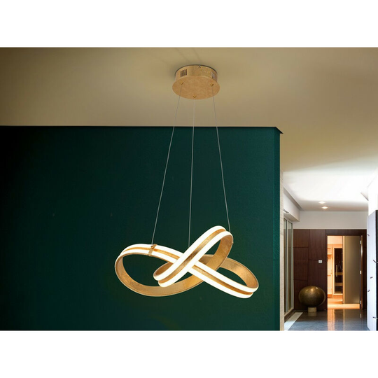 Schuller Lighting Uk - Schuller Lazas - Integrated led Pendant Light, Gold Leaf