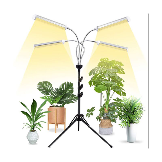 Sun Flowergb - Horticultural led Grow Light with Tripod, 105 led Full Spectrum Plant Grow Light, led Grow and Flower Grow Light with Timing, 4 Modes,