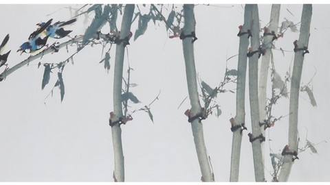 Chinese painting / Sumie course: painting bamboo