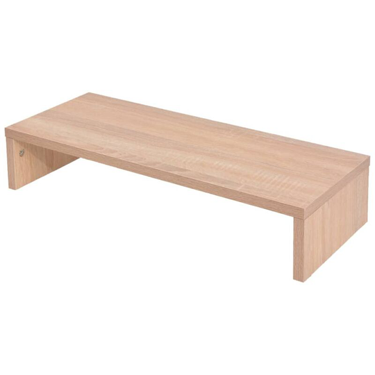 Monitor Stand Engineered Wood 60x23.5x12 cm Beige vidaXL - Beige