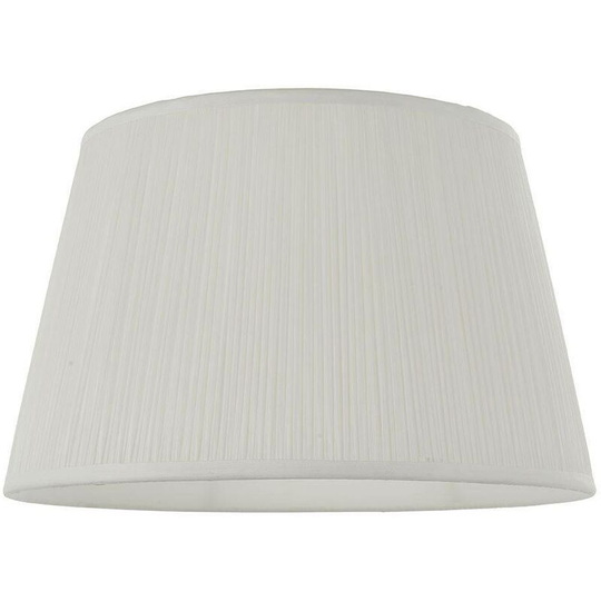 Endon Directory Lighting - Endon Freya - 1 Light Shade Light Vintage White Silk, E27