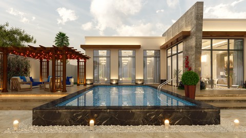 Exterior Workshop using 3ds Max & Vray & Photoshop