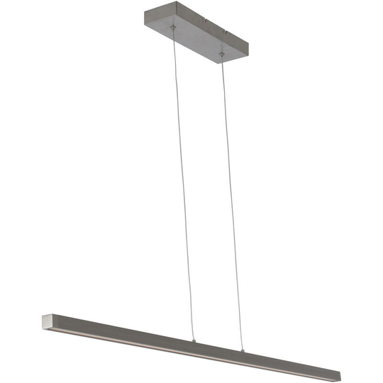 Sienna Light Stripe Integrated Pendant Ceiling Light Light Steel Brushed
