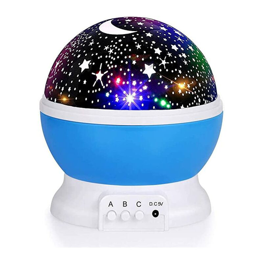 Ilovemilan - Night Light for Kids, Fortally Kids Night Light, Star Night Light, Nebula Star Projector 360 Degree Rotation - 4 led Bulbs 12 Light