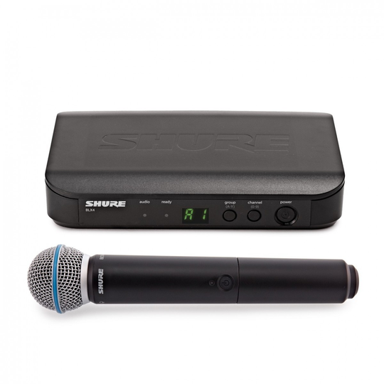 Shure BLX24/B58-H8E Wireless Handheld Microphone Transmitter
