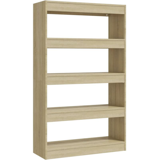 Vidaxl - Book Cabinet/Room Divider Sonoma Oak 80x30x135 cm Engineered Wood Brown