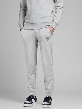 Jack & Jones Logo Skinny Fit Joggers - Light Grey Melange, Light Grey Melange, Size Xl, Men