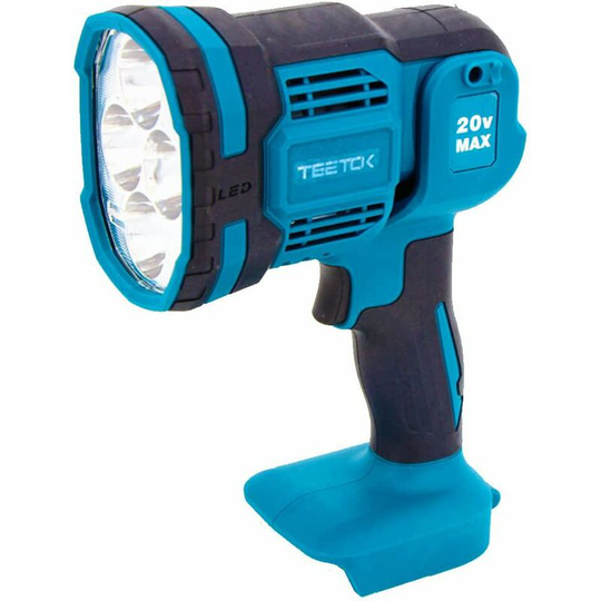 Unbrand - 18V Portable Outdoor Long-Range Spotlight DML185 Flashlight Cordless led Work Light Compatible with MaKita 14.4V-18V Lithium Battery BL1860