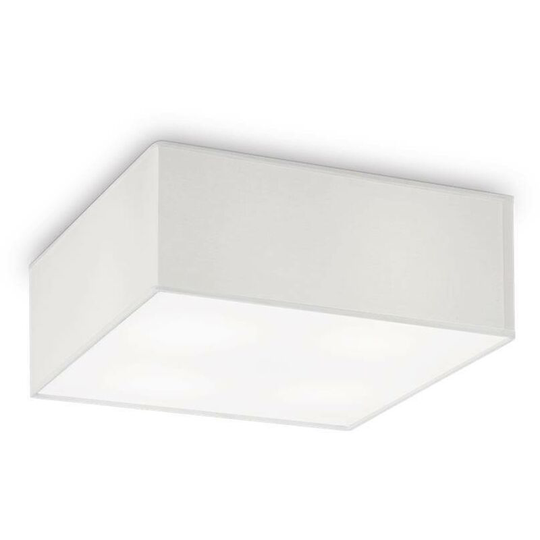 Ideal Lux Ritz - 4 Light Small Flush Ceiling Light White