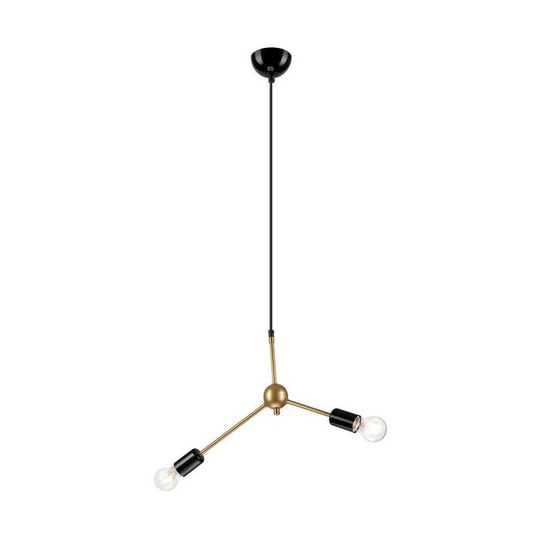 Alessia Multi Arm Pendant Ceiling Light Gold, 2x E27