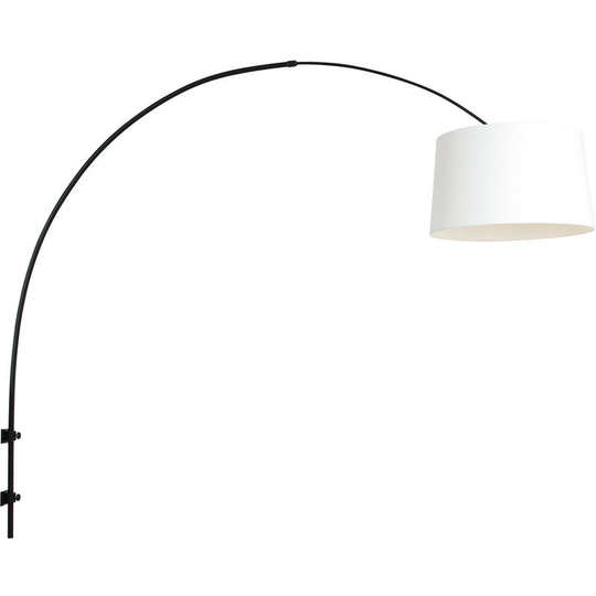 Sienna Sparkled Light Cylindrical Pendant Ceiling Light Matt Black, White Hood
