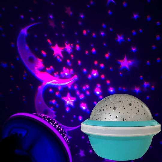 Flkwoh - Starry Sky Projector, Kid Night Light led Projector, 7 Colors Colorful Romantic Starry Sky Projection Lamp for Children Lighting, Birthday
