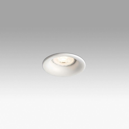 Faro Ne - 1 Light Round Recessed Spotlight White, GU10