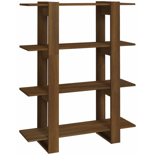 Book Cabinet/Room Divider Brown Oak 100x30x123.5 cm vidaXL - Brown