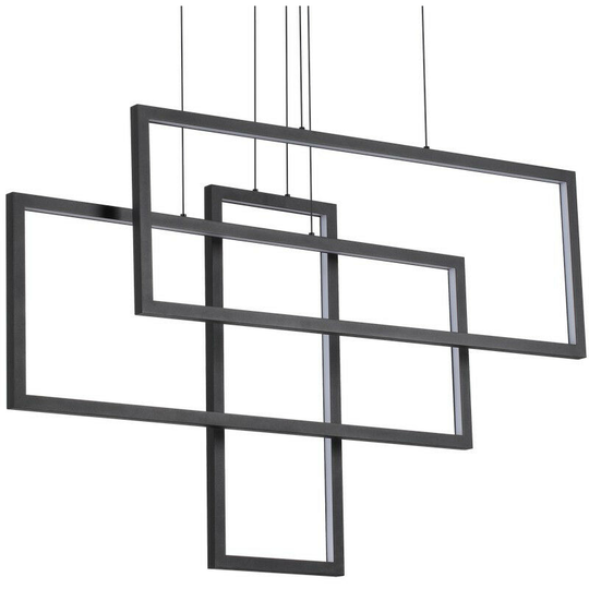 Ideal Lux led Decorative Integrated Pendant Light Black, 93000K