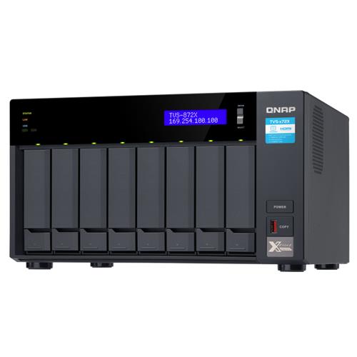 QNAP TVS-872X NAS Tower Ethernet LAN Black