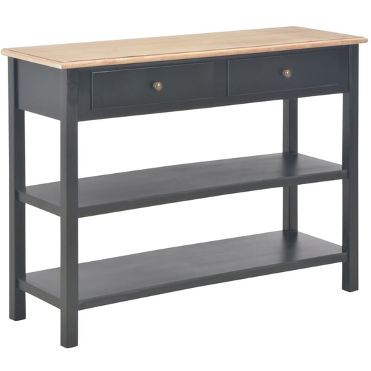 Vidaxl - Sideboard Black 110x35x80 cm mdf Black
