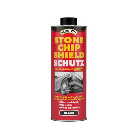 Hammerite - Stone Chip Shield - Black - 1 Litre - 5092835