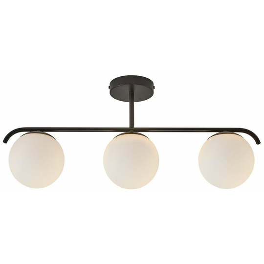 Nordlux Grant Globe Ceiling Light Black, E14
