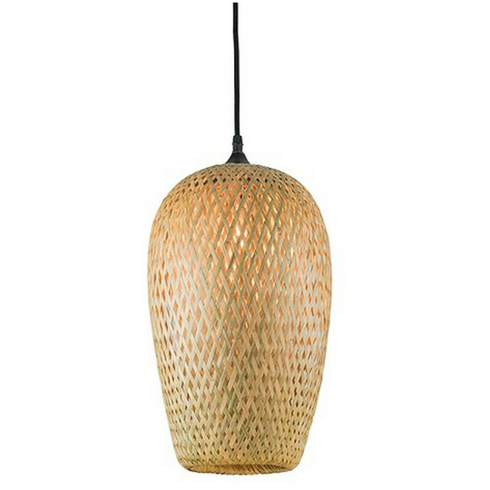 Larissa Lighting - Larissa Melini Dome Ceiling Pendant 1 Light Wood