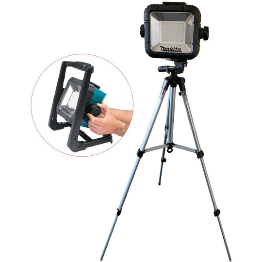 DML805 18v 240v lxt Li-Ion led Work Light Site Light + Tripod Stand + Bag - Makita