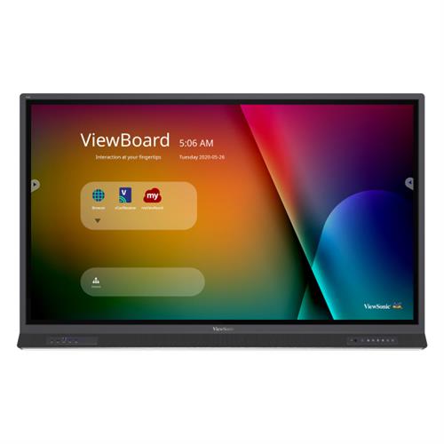 Viewsonic IFP6552-1A Signage Display Interactive flat panel 165.1 cm (65") 350 cd/m 4K Ultra HD Black Touchscreen Built-in processor Android 9