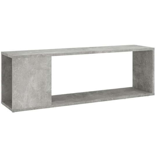 Tv Cabinet Concrete Grey 100x24x32 cm Engineered Wood Vidaxl Grey