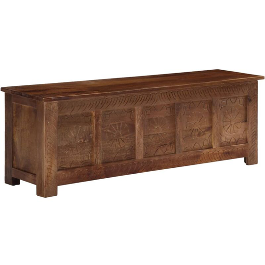 Topdeal - Storage Box 120x30x40 cm Solid Mango Wood VDTD13550