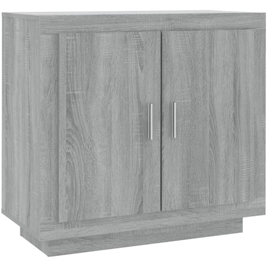 Sideboard Grey Sonoma 80x40x75 cm Engineered Wood Vidaxl Grey