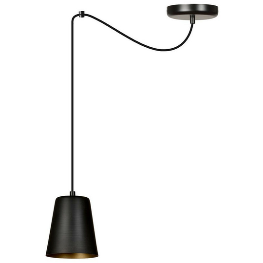 Emibig Link Black/Gold Dome Pendant Ceiling Light 1x E27