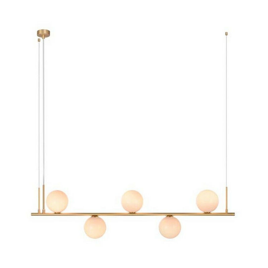 Larissa Lighting - Larissa Idalium Ceiling Pendant Bar Light 5x E14 Gold