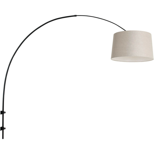 Sienna Sparkled Light Cylindrical Pendant Ceiling Light Matt Black, Grey Shade
