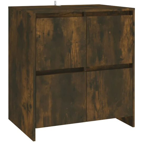 Sideboard Smoked Oak 70x41x75 cm Engineered Wood Vidaxl Brown
