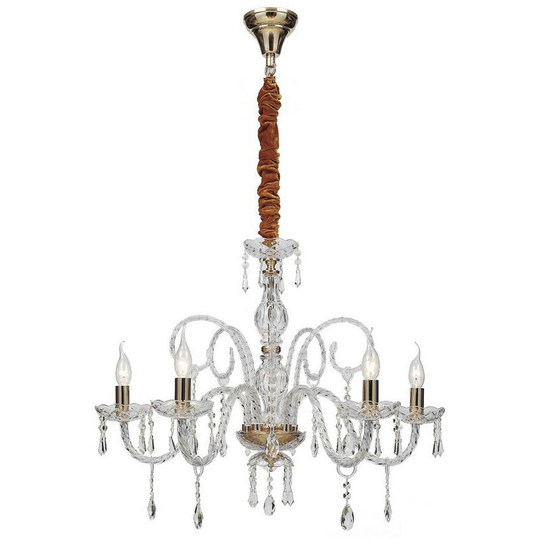 Fan Europe MONALISA 5 Light Chandeliers Gold, Crystal 70x70cm