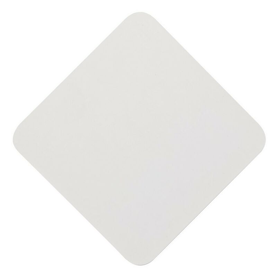 Magnetic Base Wall Lamp, 12W led 3000K 498lm, 20, 19cm Diamond Centre, Sand White, Acrylic Frosted Diffuser - Luminosa Lighting