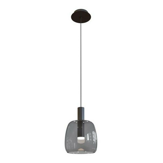 Larissa Gazi Dome Ceiling Pendant Light Glass 5W Smoke Grey