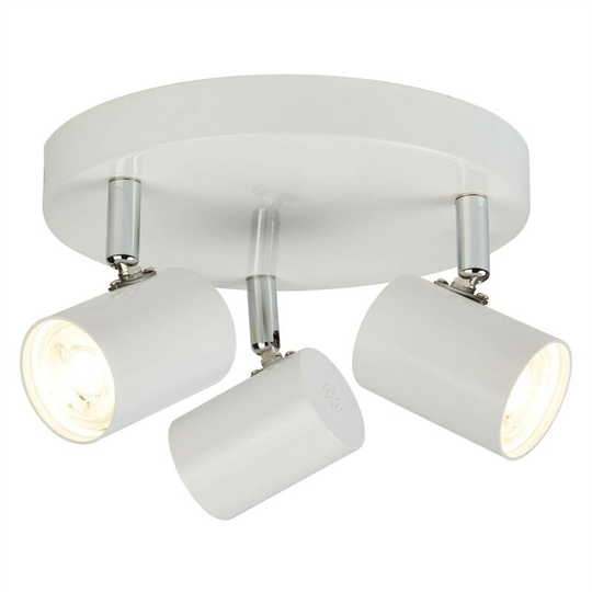 Searchlight Lighting - Searchlight Rollo - Integrated led 3 Light Spotlight White