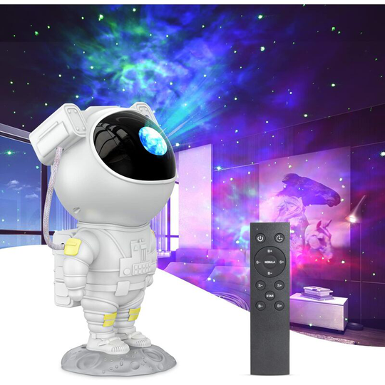 Soekavia - Star Projector Kids Night Light with Timer, Galaxy Light Projector with Remote Control, Astronaut Starry Sky Projector Lamp for Bedroom,