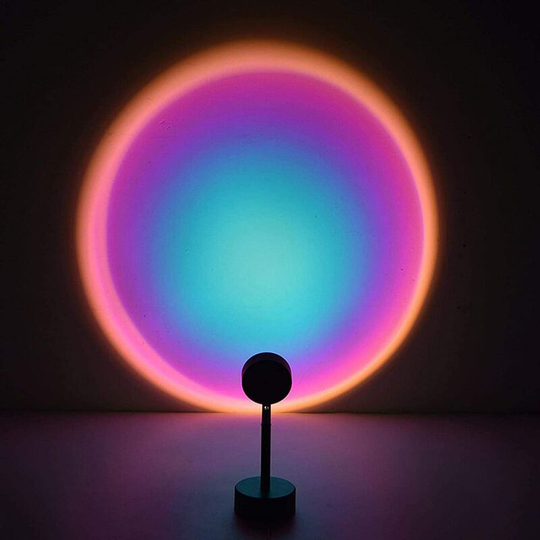 Rare Pearl led Projection Floor Lamp Rainbow Iridescent Lamp Mood Light Nightlight Projector 180 ° Rotation for Home Studio Decor Wedding Birthday