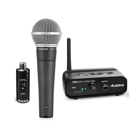 Shure SM58 Wireless Dynamic Microphone Bundle