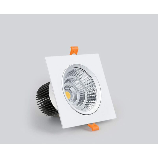 Aougo - Waterproof Fireproof led Downlight, 7W led Recessed Ceiling Light Fixture Cool White 6000K 75mm Cut Hole for Sauna Steam Room Kitchen