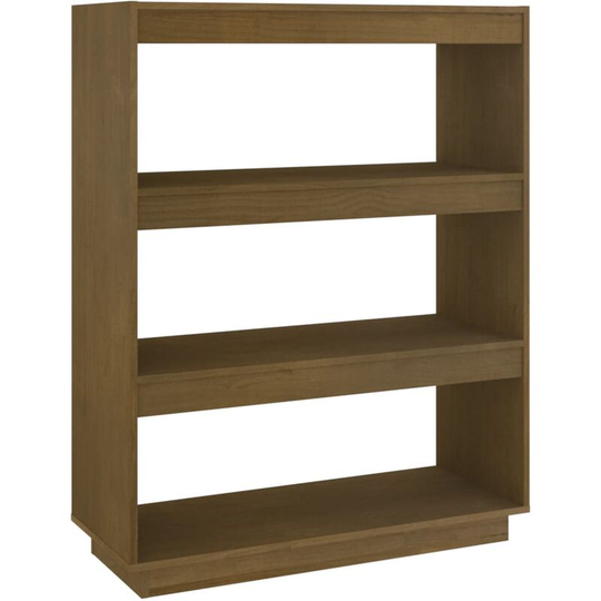 Vidaxl - Book Cabinet/Room Divider Honey Brown 80x35x103 cm Solid Pinewood Brown