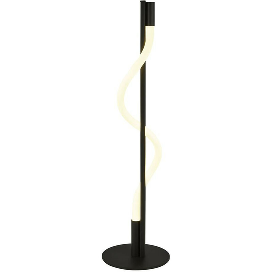 Searchlight Lighting - Searchlight Serpent 1 Light led Floor Lamp, Black, Acrylic 2700K