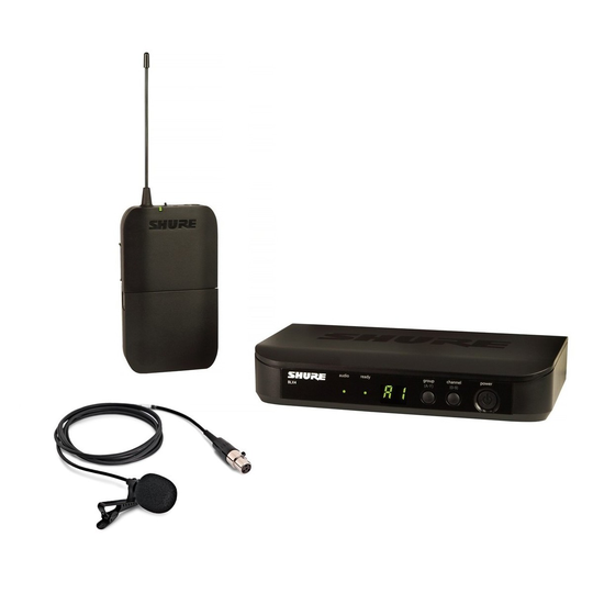 Shure BLX14/CVL-K3E Wireless Lavalier Microphone System