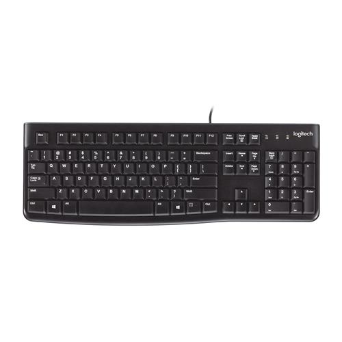 Logitech K120 for Business keyboard USB QWERTY English Black