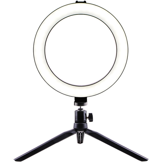 Asupermall - 200MM led Ring Light Fill Light Photography led Selfie Light Dimmable Camera Phone Lamp with Table Tripods usb Powered for Live