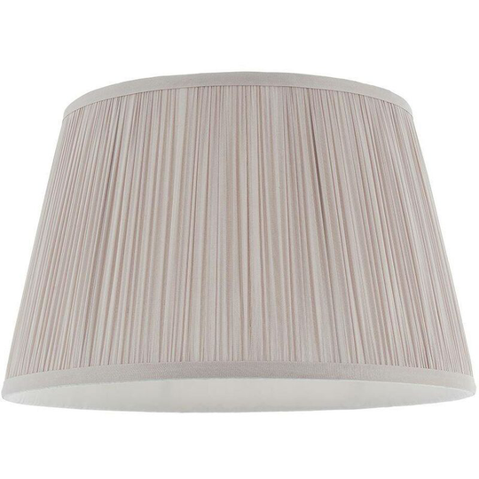 Endon Directory Lighting - Endon Freya - 1 Light Shade Light Dusky Pink Silk, E27